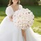 50PCS Champagne Artificial Roses with Long Stems – Realistic Silk & Velvet Fake Flowers Bouquet for DIY Wedding, Bridal Shower, Baby Shower, Party Centerpieces, Home & Event Decor, Gift for Her